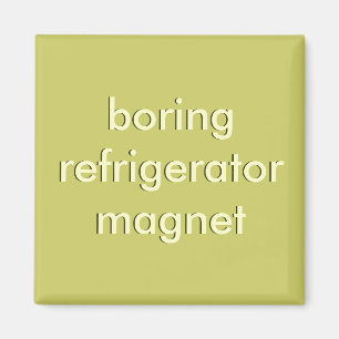 imán aburrido del refrigerador
