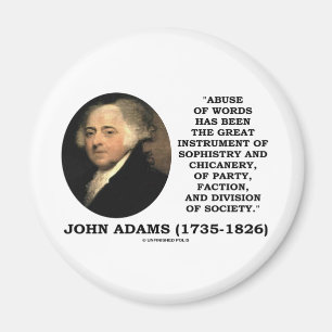 Imán Abuso de John Adams de la trapacería de la sofism