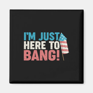 Imán Acá A Bang Shirt 4 De Julio Firework Patriótico