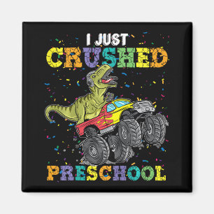 Imán Acabo de aplastar el T-rex de dinosaurio de preesc