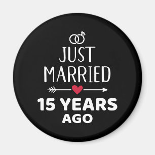 Imán Acabo de casarme hace 15 años, 15º aniversario d