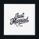 Imán Acabo De Casarse Con Est 2025 Esposa Boda Sr. Y Sr<br><div class="desc">Acabo De Casarse Con La Esposa Boda Est 2025 Sr. Y La Sra. Bride Groom</div>