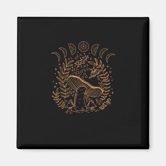 Imán Academia Goblincore Cottagecore Aesthetic Witchy M (Frente)