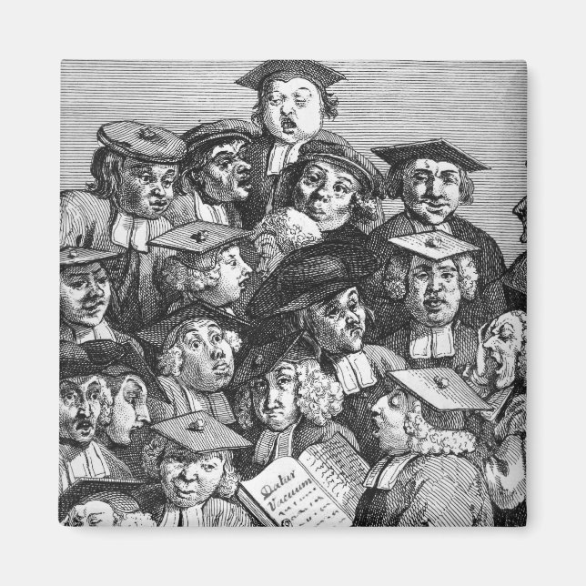 Imán Académicos en una conferencia, 20 de enero de 1736 (Frente)