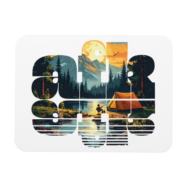 Imán Acampada de afecto (Horizontal)