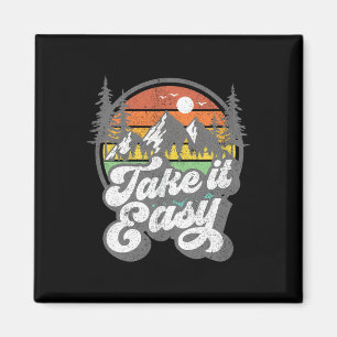 Imán Acampar al aire libre Retro Take It Easy H