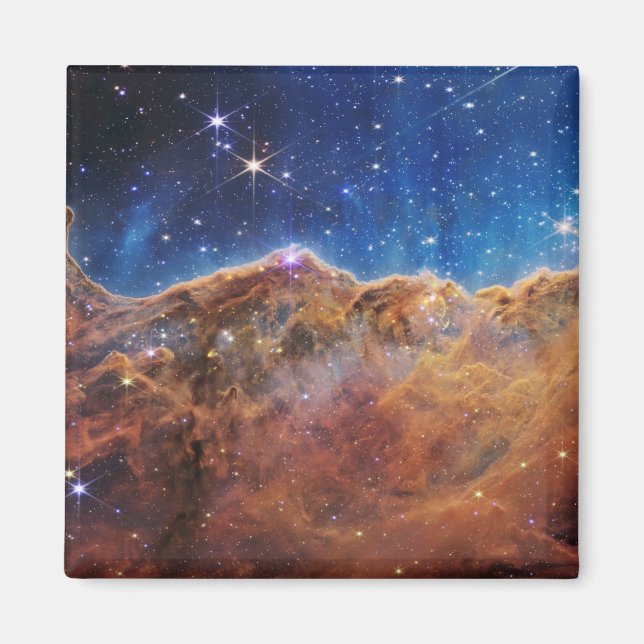 Imán Acanos cósmicos Carina Nebula James Telescopio Web (Frente)