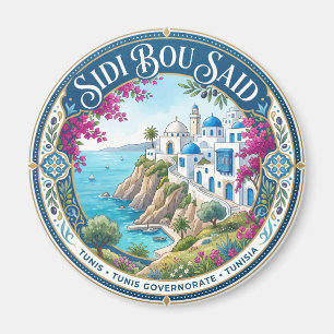 Imán Acantilado de Sidi Bou Said Túnez