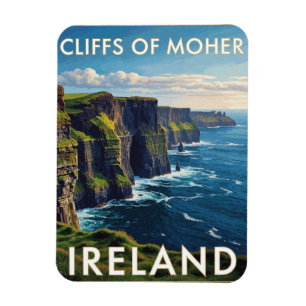 Imán Acantilados de Moher Irlanda Viaje Costero Atlánti