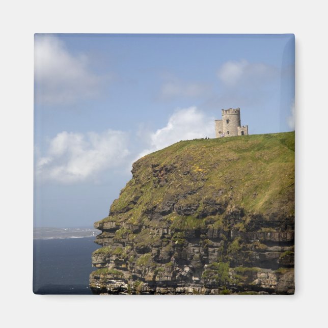 Imán Acantilados escénicos de Moher y Torre de O'Brien. (Frente)