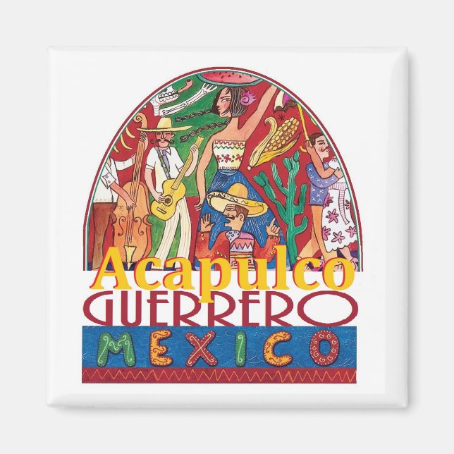 Imán ACAPULCO México (Frente)