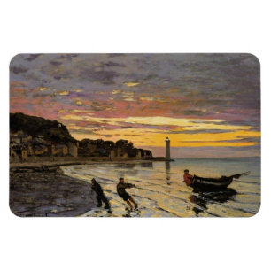 Imán Acarreando un barco en tierra, Honfleur