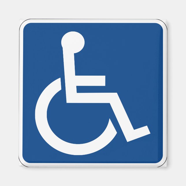 Imán Accesible para discapacitados (Frente)