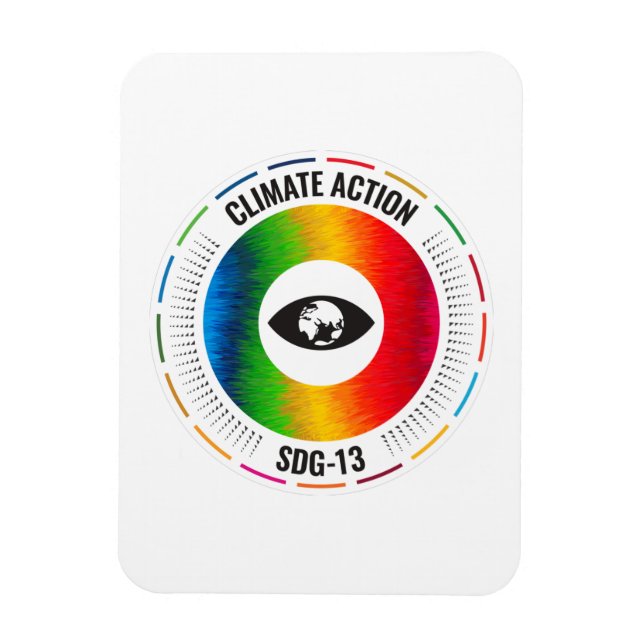 Imán Acción climática sobre los Objetivos Globales de l (Vertical)