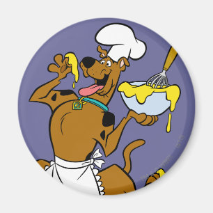 Imán Acción de gracias de Scooby-Doo del cocinero