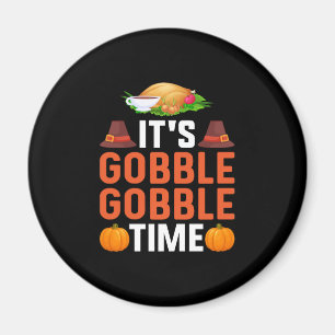 Imán Acción De Gracias Es Tiempos De Gobble