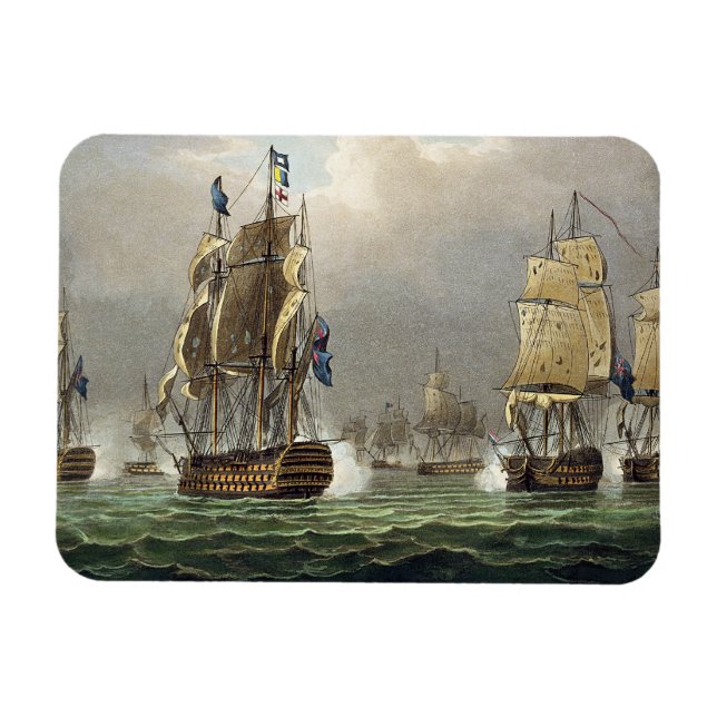 Imán Acción de Sir Robert Calder, 22 de julio de 1805,  (Horizontal)