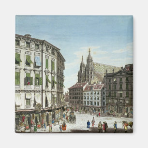 Imán Acción-im-Eisen-Platz, con St. Stephan