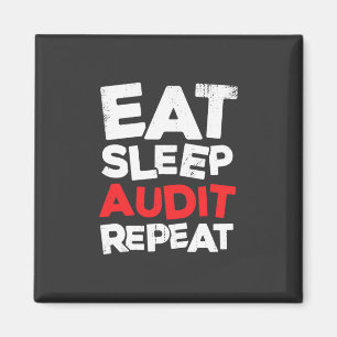 Imán Accountant Eat Sleep Audit