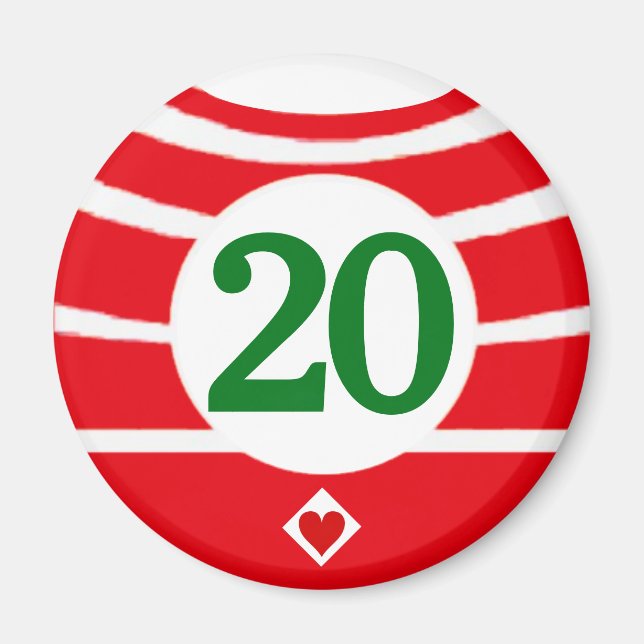 IMÁN ACE DE HEARTS (Frente)