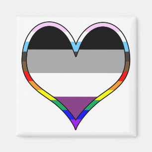 Imán Ace Pride Heart
