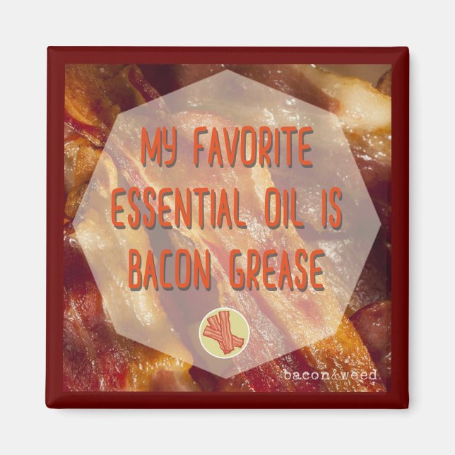 Imán Aceite esencial - Bacon (Frente)