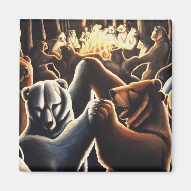 Imán Aceites de baile Fridge Magent Fiesta Regalos de a (Frente)