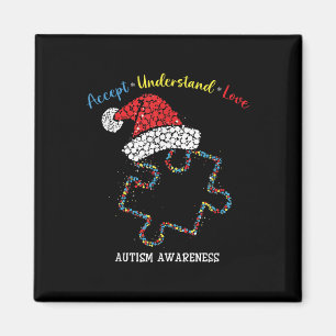 Imán Aceptar Comprender El Amor El Autismo El Rompecabe