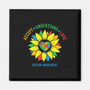 Imán Aceptar Entender el amor Autismo Concienciación Gi