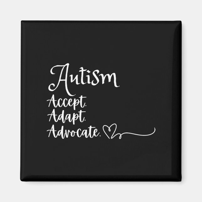 Imán Aceptar un autismo de defensa adaptable apoyar un  (Frente)