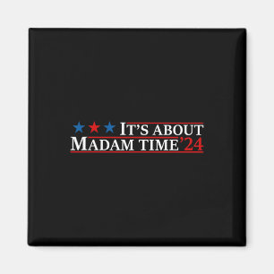 Imán Acerca de Madam Time Harris 2024 Kamala Childless