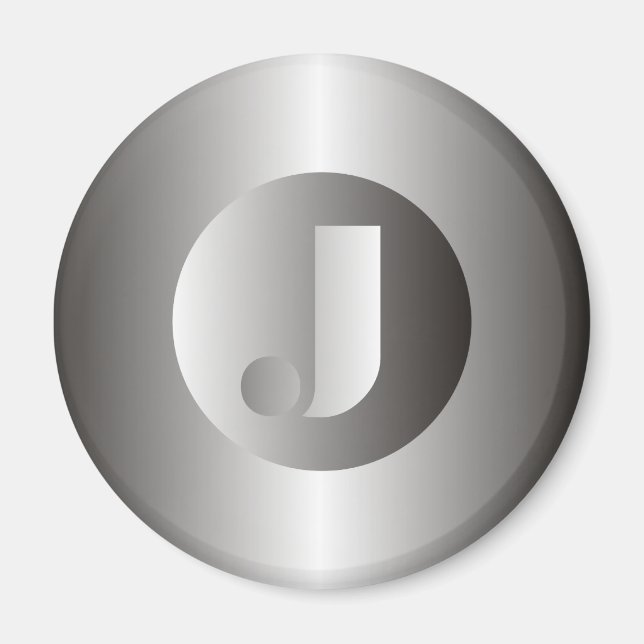 Imán Acero pulido "J" (Frente)