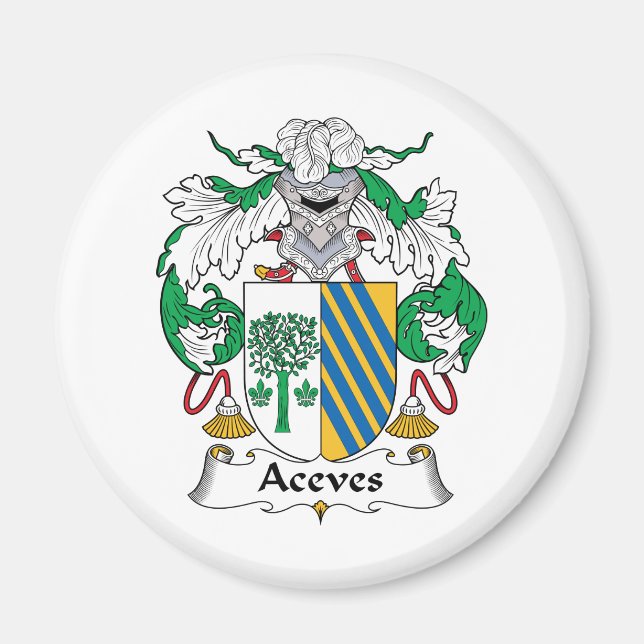 Imán Aceves Family Crest (Frente)