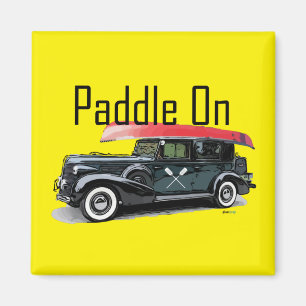 Imán Acompañamiento En Diseño De Coche Clásico - Magnet