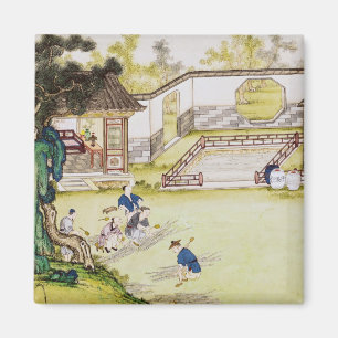 Imán Acopio del bambú para hacer el papel