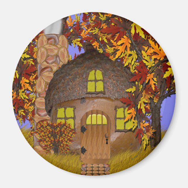 Imán Acorn Faery Cottage Magnet (Frente)