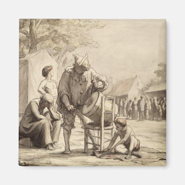 Imán Acróbatas en la Feria c.1865-69 (Frente)