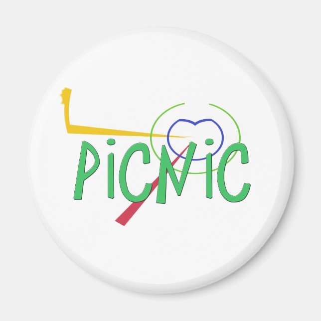 Imán Acrónimo gracioso - PICNIC (Frente)