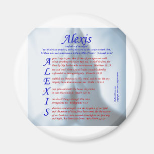 Imán Acrostic de Alexis
