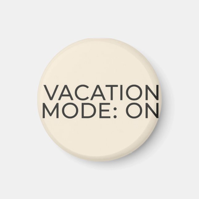 Imán Action Mode On – Motivational Fridge Magnet (Frente)