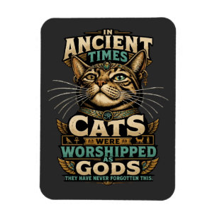 Imán Actitud de Gato Atigrado Antiguo