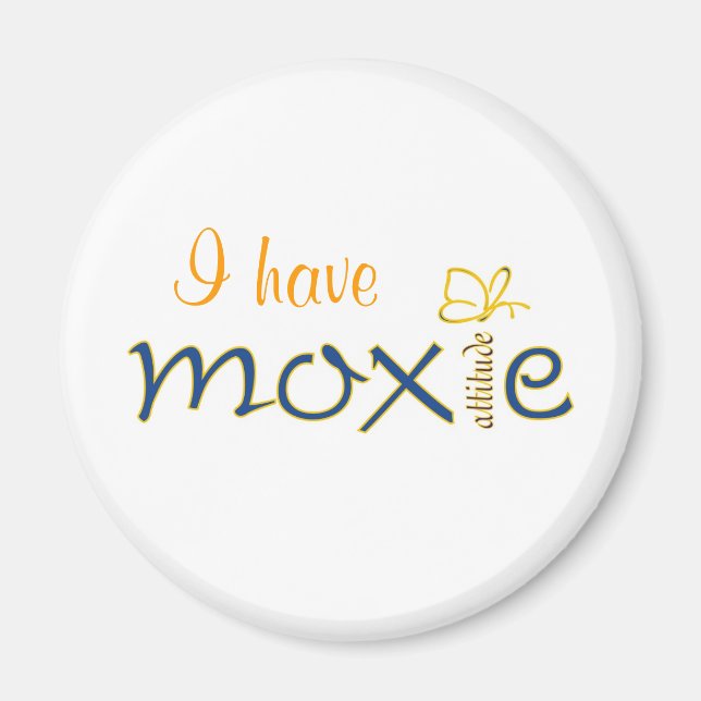 Imán Actitud de Moxie (Frente)