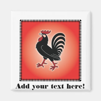 Imán Actitud de Rooster