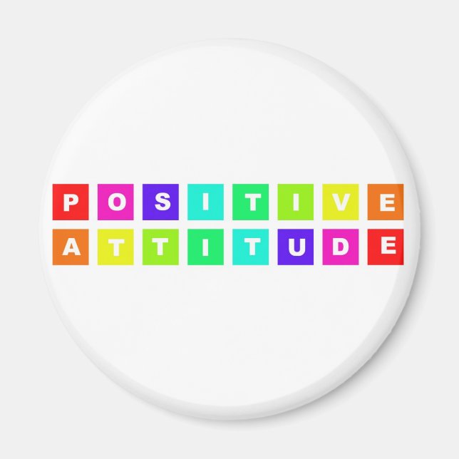 Imán actitud positiva (Frente)