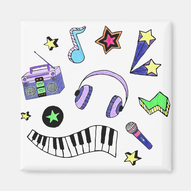 Imán Activar la música (Frente)