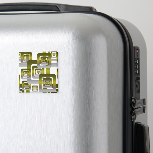 Imán Activate My Heart Pattern Silver (In Situ (Equipaje))