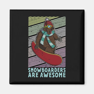 Imán Actividad competitiva del Snowboard Skip Snowboard