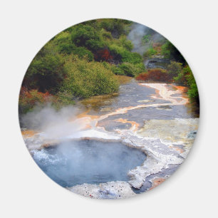 Imán Actividad geotérmica cerca de Rotorua, Nueva Zelan