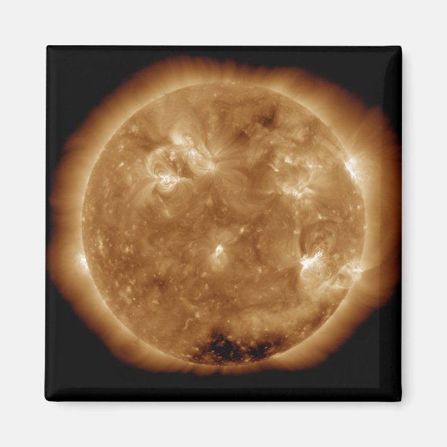 Imán Actividad solar al sol 5 (Frente)