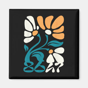 Imán Activismo Sutil Groovy Floral Boho Prote Politico